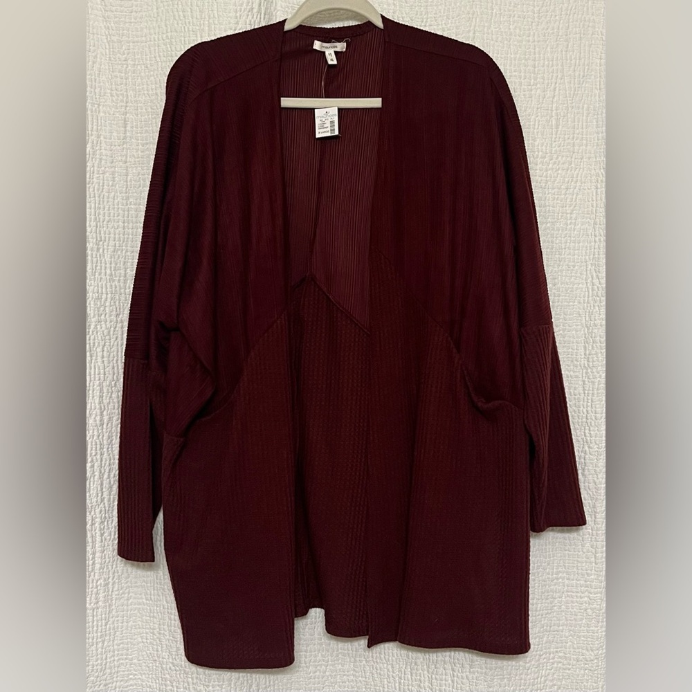 Maurices Deep Burgundy Women's Cardigan